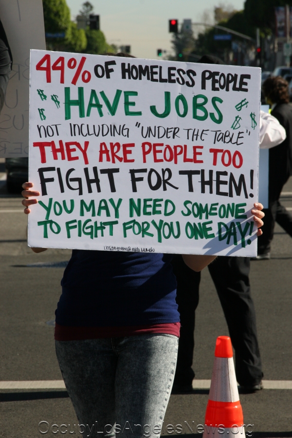 44 of Homeless People Have Jobs” National Coalition for the Homeless