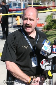 PIO Daron Wyatt described the KKK counter protest melee that occurred in Anaheim California a city that once had members of the City Council as members of the KKK. PIO Daron Wyatt described the KKK counter protest melee that occurred in Anaheim California a city that once had members of the city council who were open KKK members.