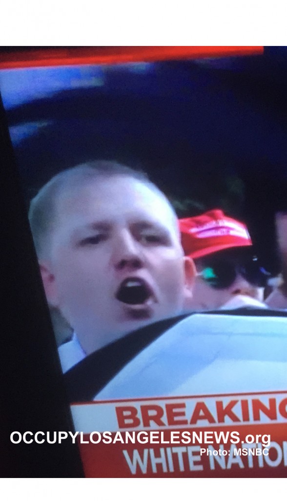 Up close face of hate - white supremacists march in Charlottesville Virgina. One anti-Nazi protestor killed by domestic terrorist James A. Field Jr. at same march. Up close face of hate - white supremacists march in Charlottesville Virgina. One anti-Nazi protestor killed by domestic terrorist James A. Field Jr. at same march.